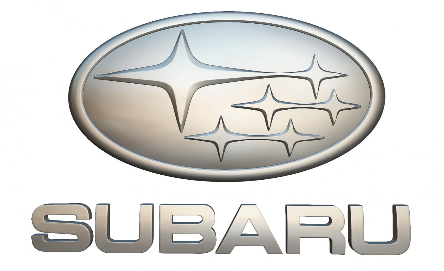 Subaru Logo 3d 模型in 汽车配件3dexport