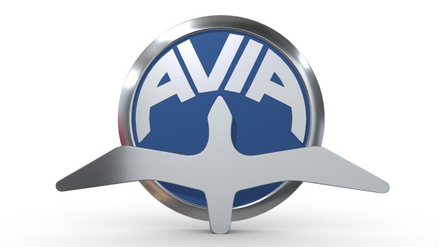 avia logo Modèle 3D .c4d .max .obj .3ds .fbx .stl .blend 
