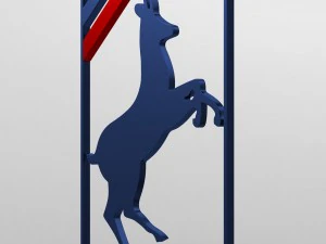 logo Auverlandu Model 3D