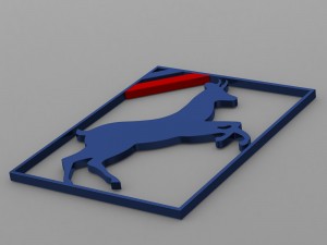 auverland logo Model 3D