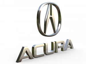 logotipo de acura Modelo 3D