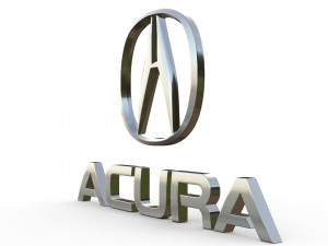 acura logo 3D 模型