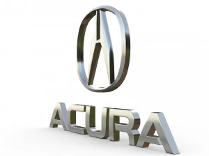 logotipo de acura Modelo 3D