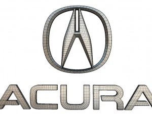 logotipo de acura Modelo 3D