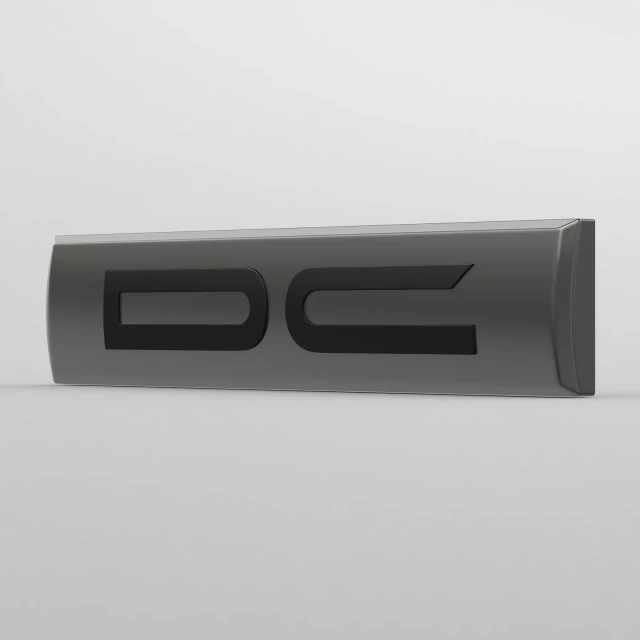 dc logo 3D Model .c4d .max .obj .3ds .fbx .stl .blend 