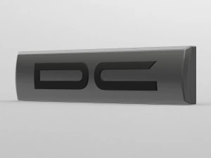 logo DC Modello 3D