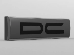 dc logo 3D Model