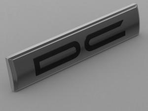 dc logo Modelo 3D