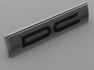 dc logo 3D Model