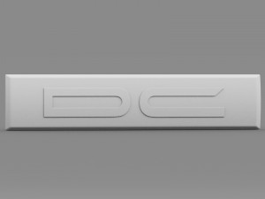 dc logo Modelo 3D