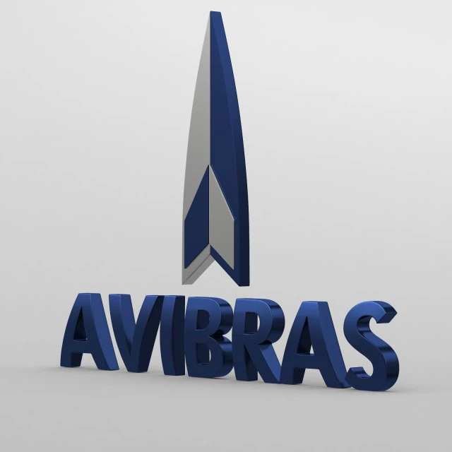 avibras logo 3D Model .c4d .max .obj .3ds .fbx .stl .blend 