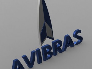 avibras logo Modelo 3D