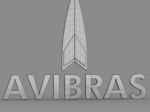 avibras logo Modelo 3D