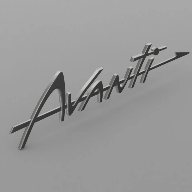 avanti logo 3D Model .c4d .max .obj .3ds .fbx .stl .blend 