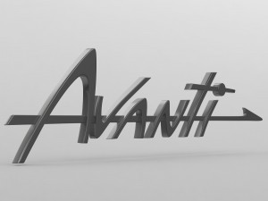 avanti logo 3Dモデル