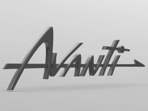 avanti logo 3D Model