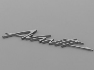 avanti logo 3Dモデル