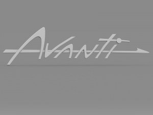 avanti logo 3Dモデル