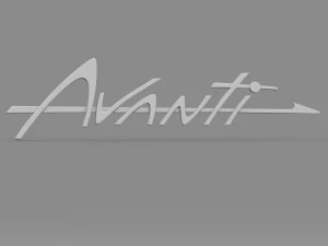 avanti logo 3D Model
