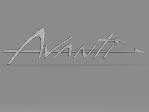 avanti logo 3D Model