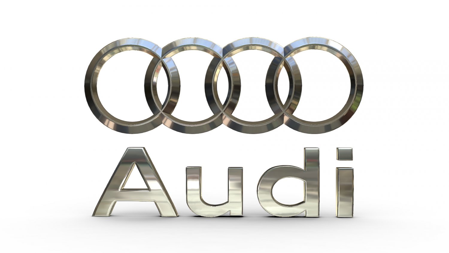audi logo 3D Model in Parts of auto 3DExport