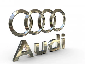 audi logo 3D Model