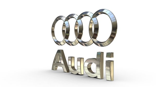 Audi logo by Boogie, Download free STL model
