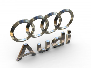 audi logo 3D 모델