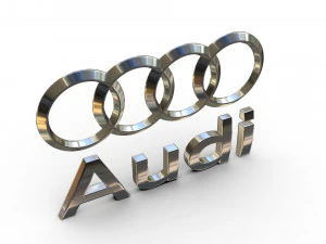 audi logo 3D Model