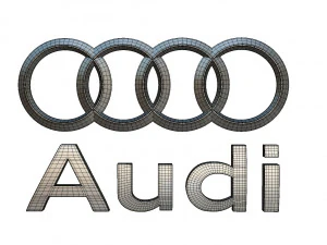 audi logo 3D Model