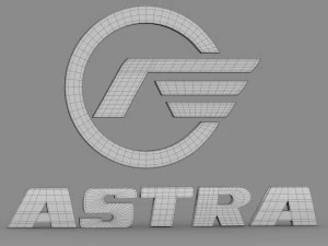 astra logo 3D Model