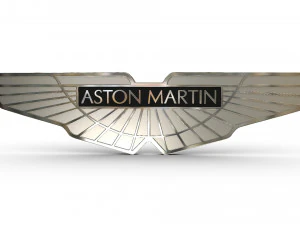 logo aston martin Modello 3D