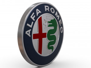 alfa romeo logo Modèle 3D