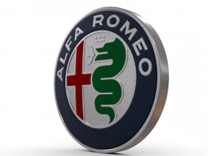 alfa romeo logo 3D Model