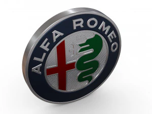 alfa romeo logo 3D Model