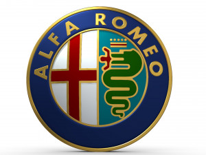 alfa romeo logo 3D Model