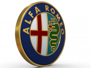 alfa romeo logo 3D Модель