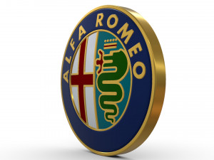 alfa romeo logo 3D Модель
