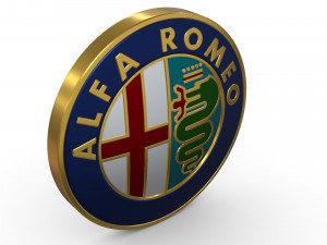 alfa romeo logo 3D Модель