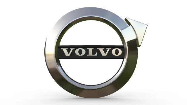 volvo logo 2 3D Model .c4d .max .obj .3ds .fbx .stl .blend