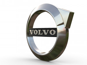 volvo logo 2 Model 3D