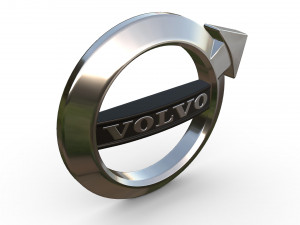 volvo logo 2 Model 3D