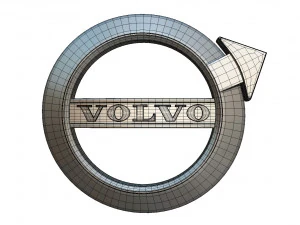 volvo logo 2 3D Model