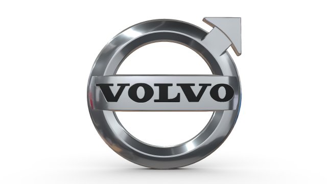 volvo logo 3 Modelo 3D .c4d .max .obj .3ds .fbx .stl .blend 