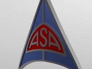 asa logo 3D 모델