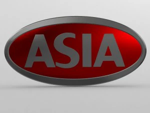asia logo 3D Model