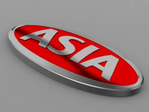 asia logo 3D Model