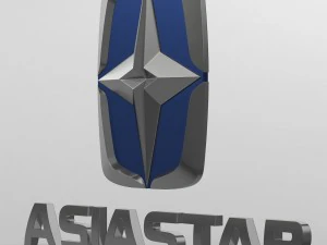 logo asiastar Modello 3D