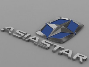 asiastar logo 3D Model