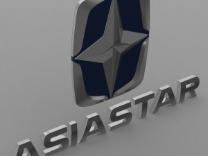 asiastar logo 3D Model